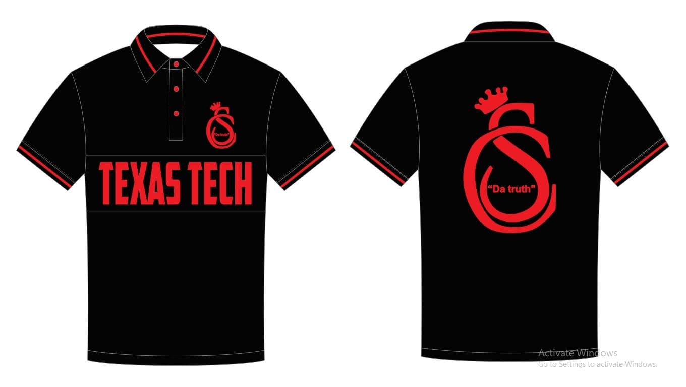 Short Sleeve Shirt (Texas Tech)-Customization