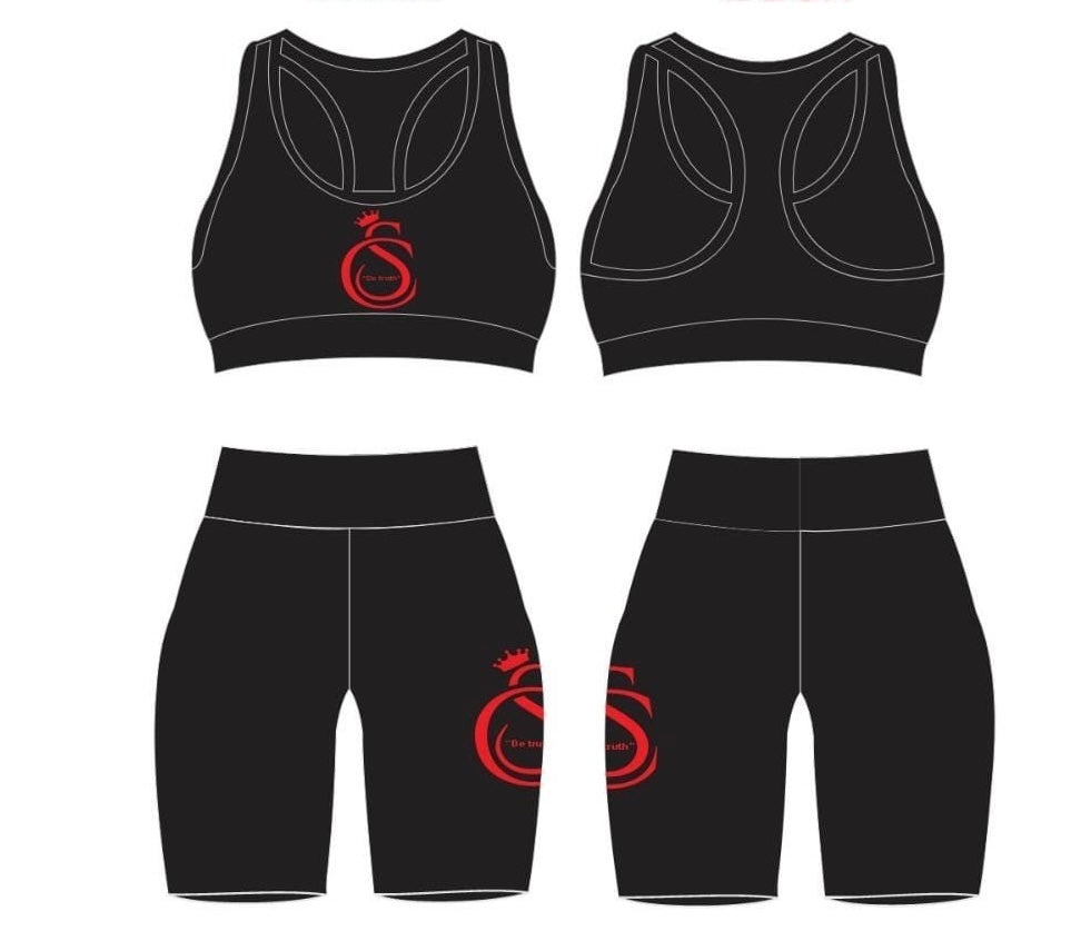 Sports Bra and Shorts Set